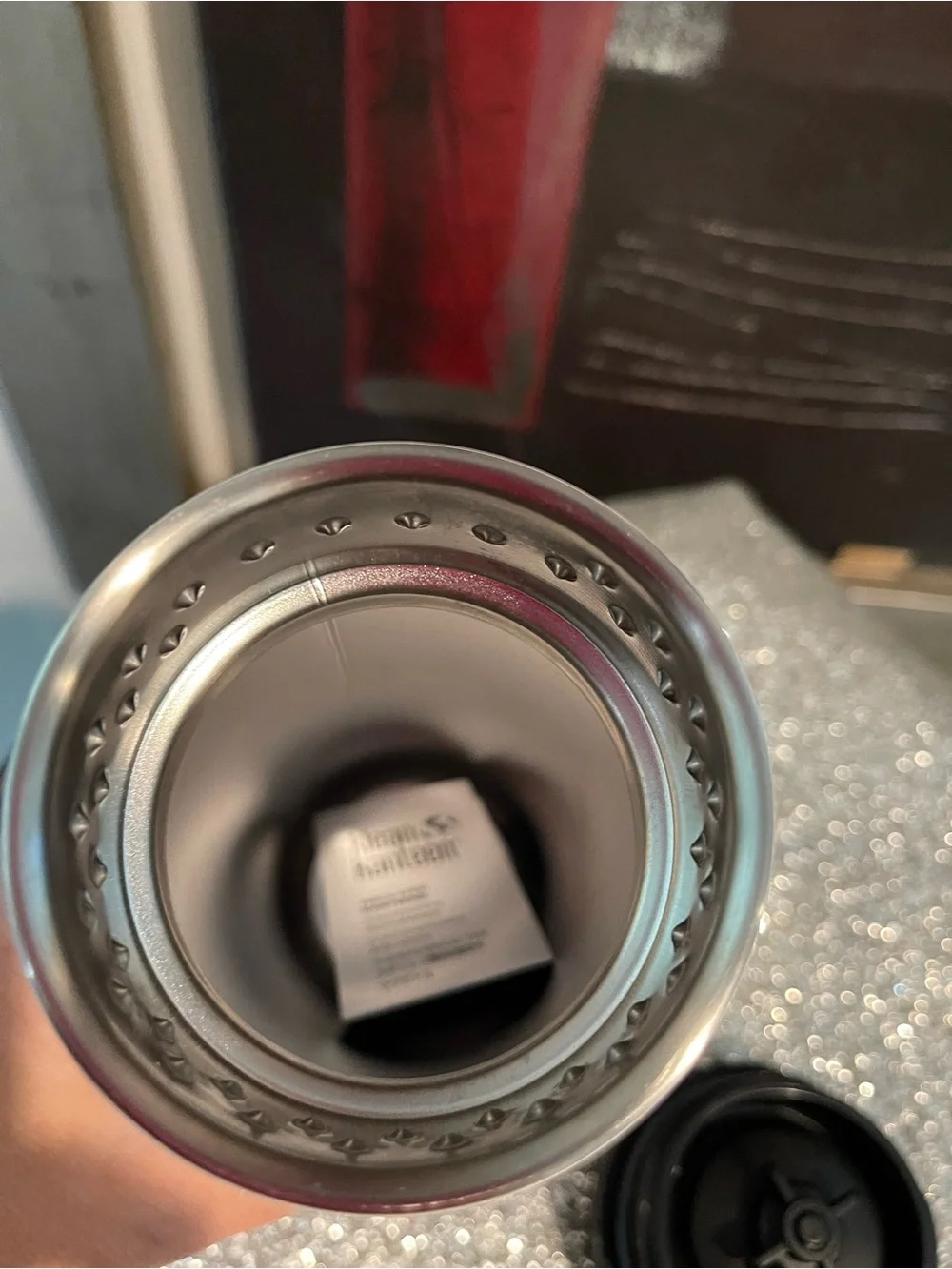 Ralph Lauren White Travel Tumbler with Green Logo